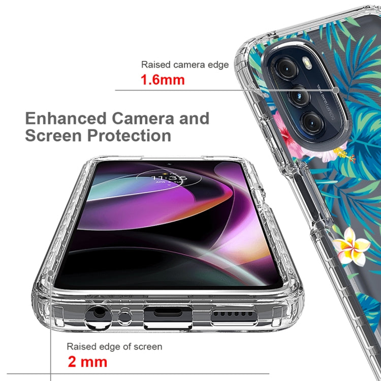 For Motorola Moto G 5G (2022) Transparent Painted Phone Case