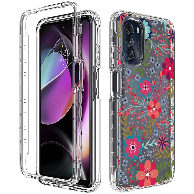 For Motorola Moto G 5G (2022) Transparent Painted Phone Case