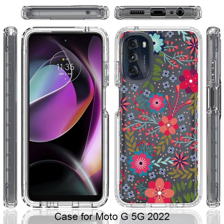 For Motorola Moto G 5G (2022) Transparent Painted Phone Case