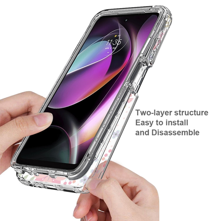 For Motorola Moto G 5G (2022) Transparent Painted Phone Case
