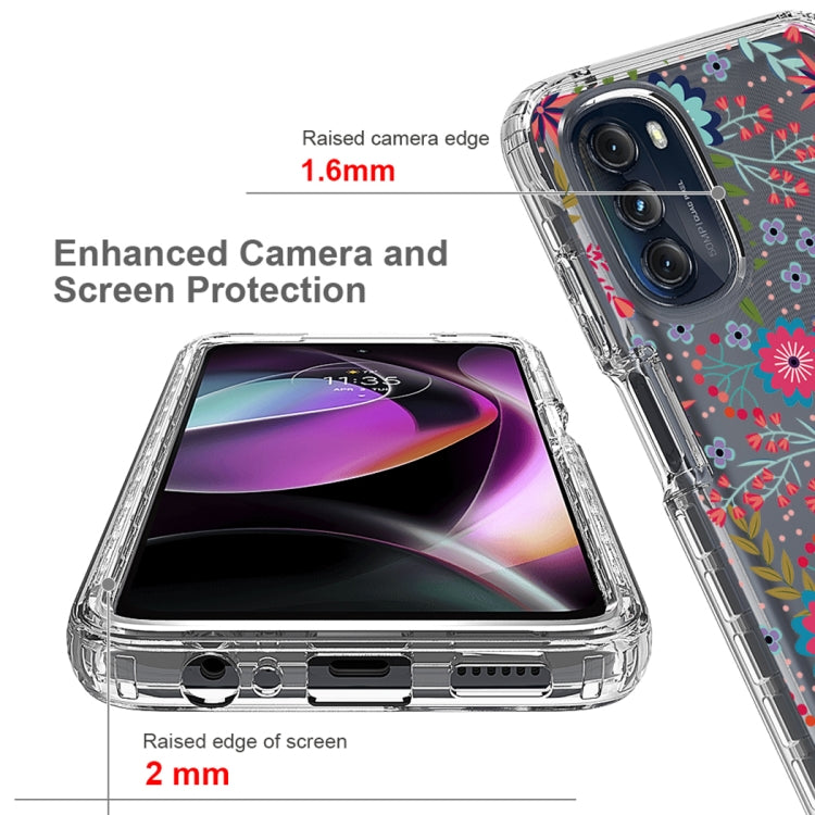 For Motorola Moto G 5G (2022) Transparent Painted Phone Case