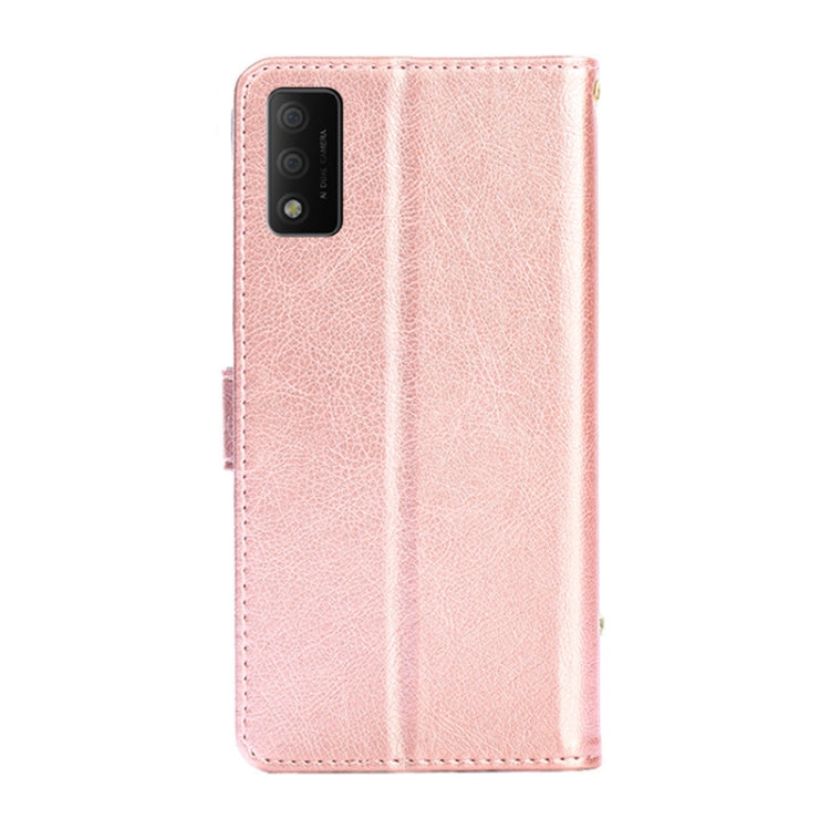 For TCL 30T/T603DL Zipper Bag Leather Phone Case
