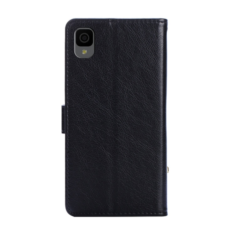 For TCL 30Z T602DL Zipper Bag Leather Phone Case