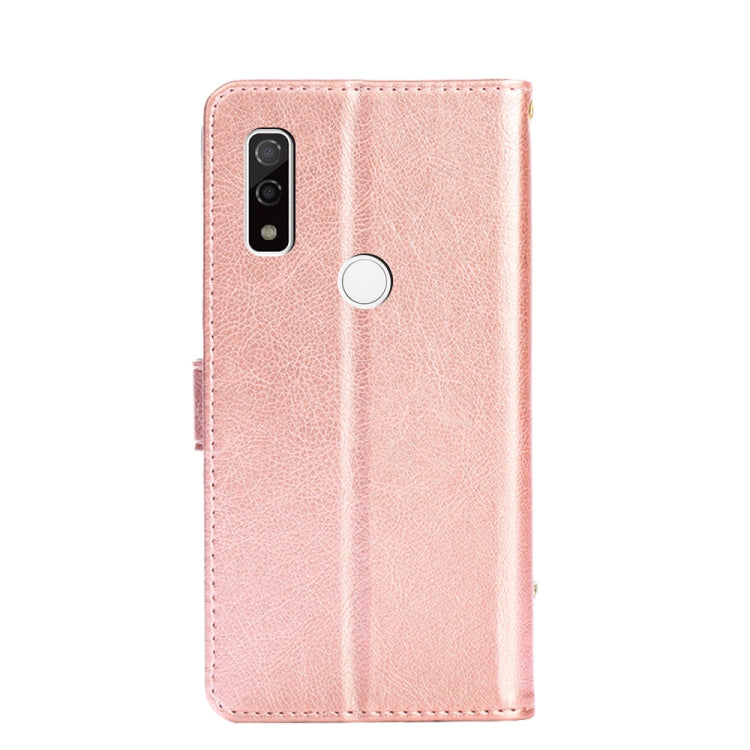 For Fujitsu ARROWS WE/F-51B Zipper Bag Leather Phone Case