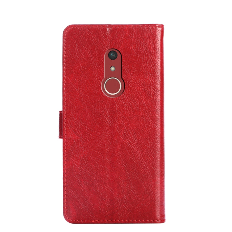For Fujitsu Arrows Be4 Plus/F-41B Zipper Bag Leather Phone Case