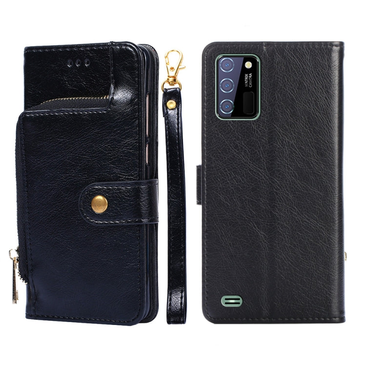 For OUKITEL C25 Zipper Bag Leather Phone Case