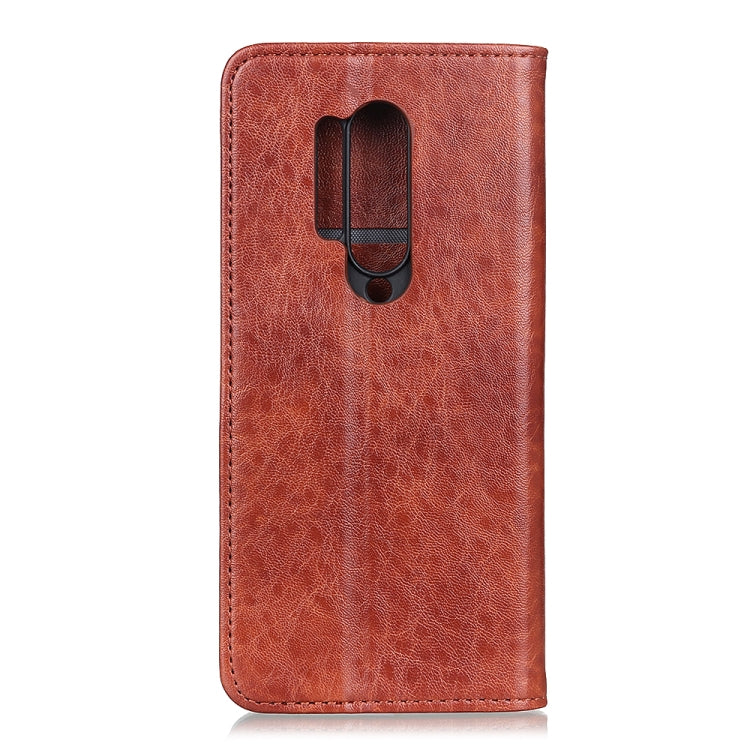 For OnePlus 8 Pro Magnetic Crazy Horse Texture Horizontal Flip Leather Case with Holder & Card Slots & Wallet
