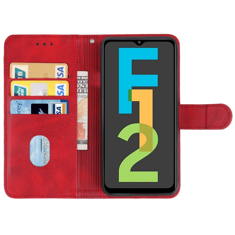 For Samsung Galaxy F12 Leather Phone Case