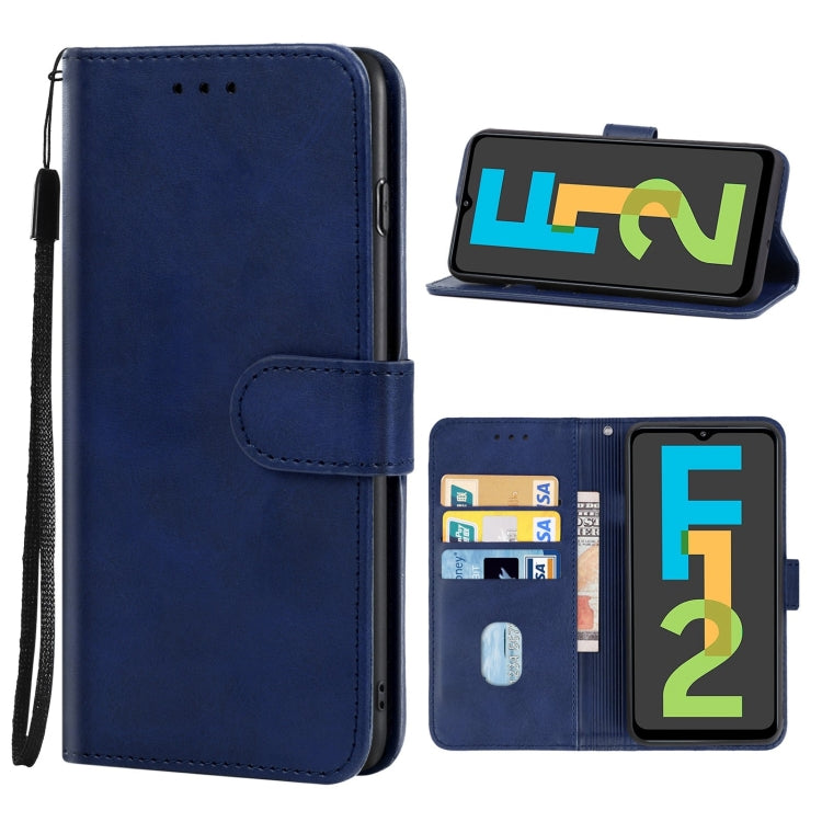For Samsung Galaxy F12 Leather Phone Case