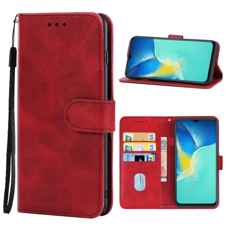 For vivo Y15s Leather Phone Case