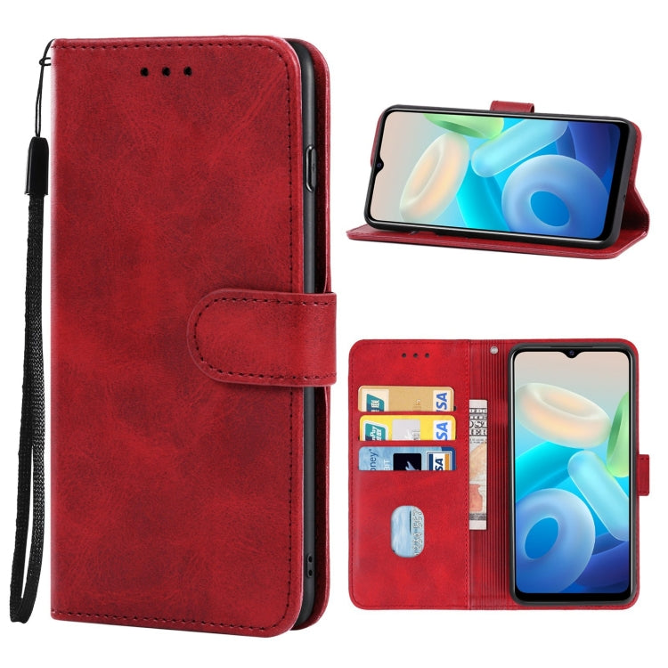 For vivo Y32 Leather Phone Case
