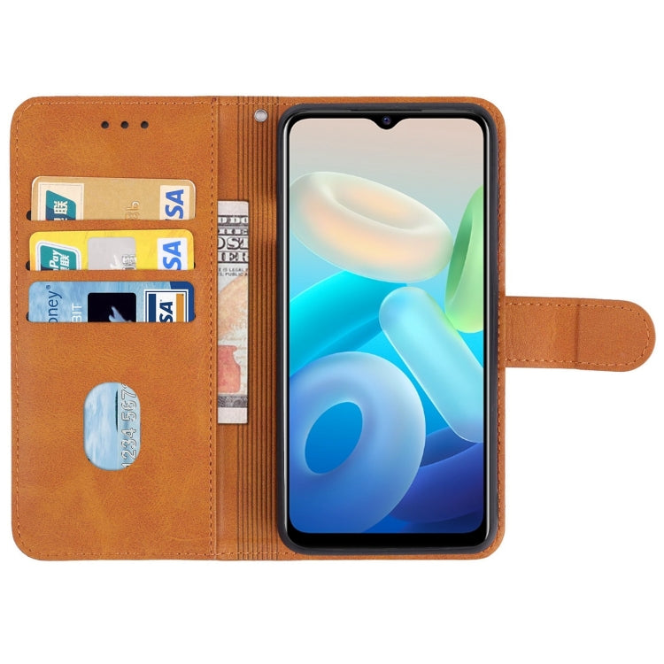 For vivo Y76s / Y74s Leather Phone Case