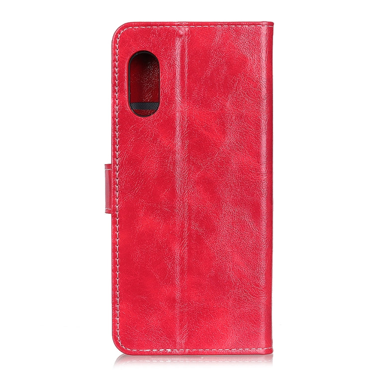 For Galaxy XCover Pro Retro Crazy Horse Texture Horizontal Flip Leather Case with Holder & Card Slots & Photo Frame & Wallet