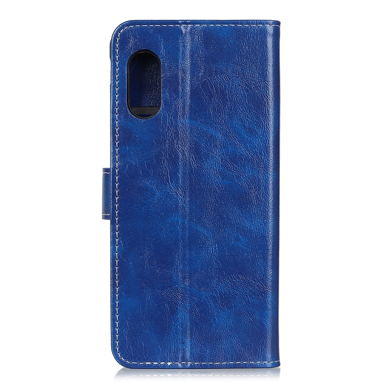 For Galaxy XCover Pro Retro Crazy Horse Texture Horizontal Flip Leather Case with Holder & Card Slots & Photo Frame & Wallet