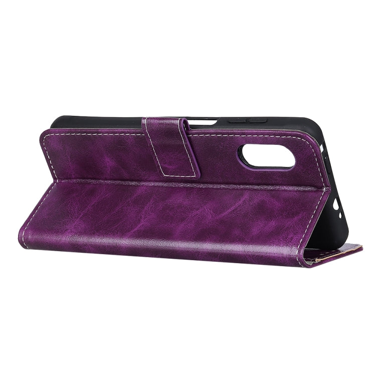 For Galaxy XCover Pro Retro Crazy Horse Texture Horizontal Flip Leather Case with Holder & Card Slots & Photo Frame & Wallet