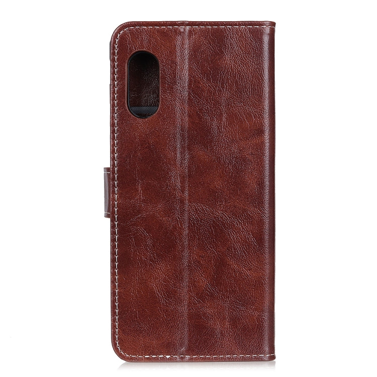 For Galaxy XCover Pro Retro Crazy Horse Texture Horizontal Flip Leather Case with Holder & Card Slots & Photo Frame & Wallet