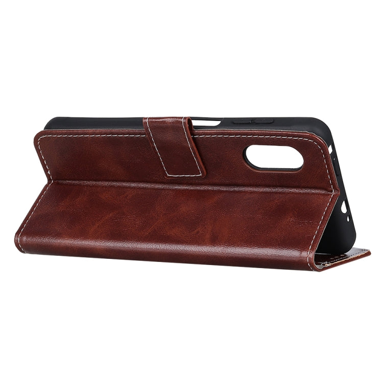 For Galaxy XCover Pro Retro Crazy Horse Texture Horizontal Flip Leather Case with Holder & Card Slots & Photo Frame & Wallet