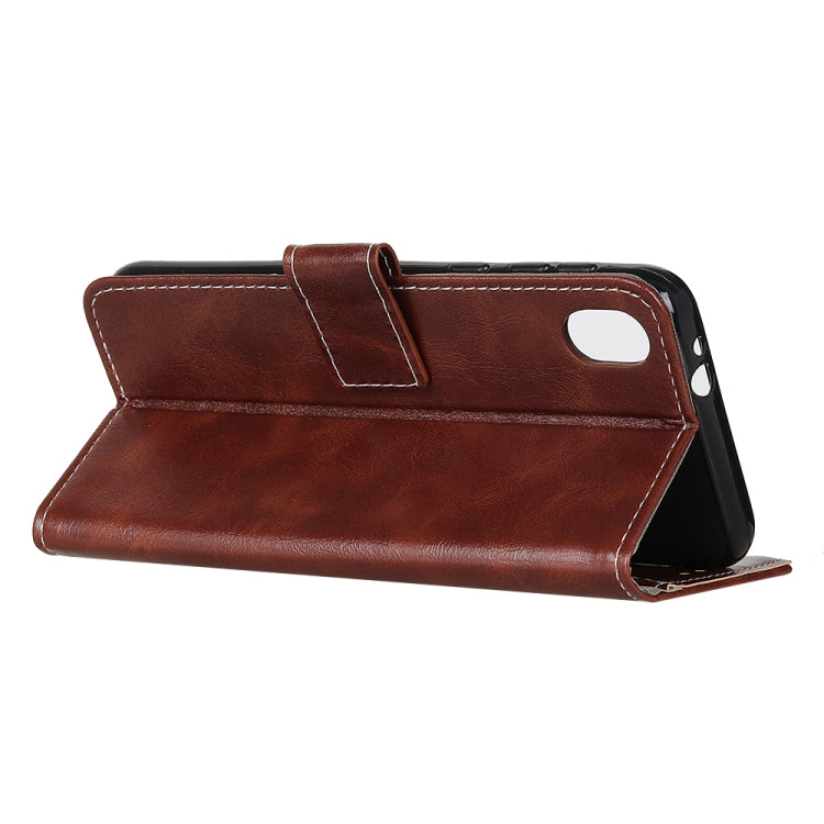 For ZTE Blade A3 2020 Retro Crazy Horse Texture Horizontal Flip Leather Case with Holder & Card Slots & Photo Frame & Wallet