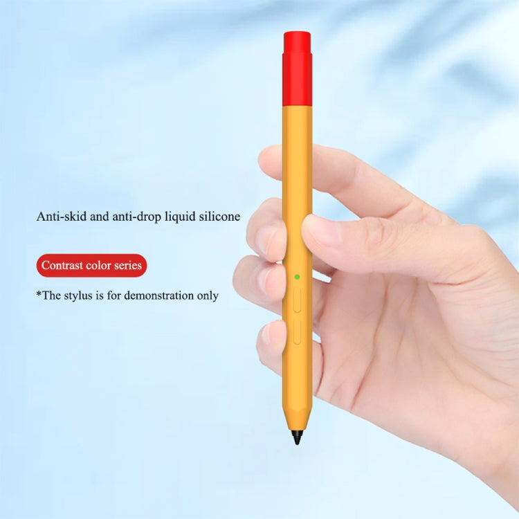 Contrasting Color Series Liquid Silicone Protective Case For Lenovo Xiaoxin