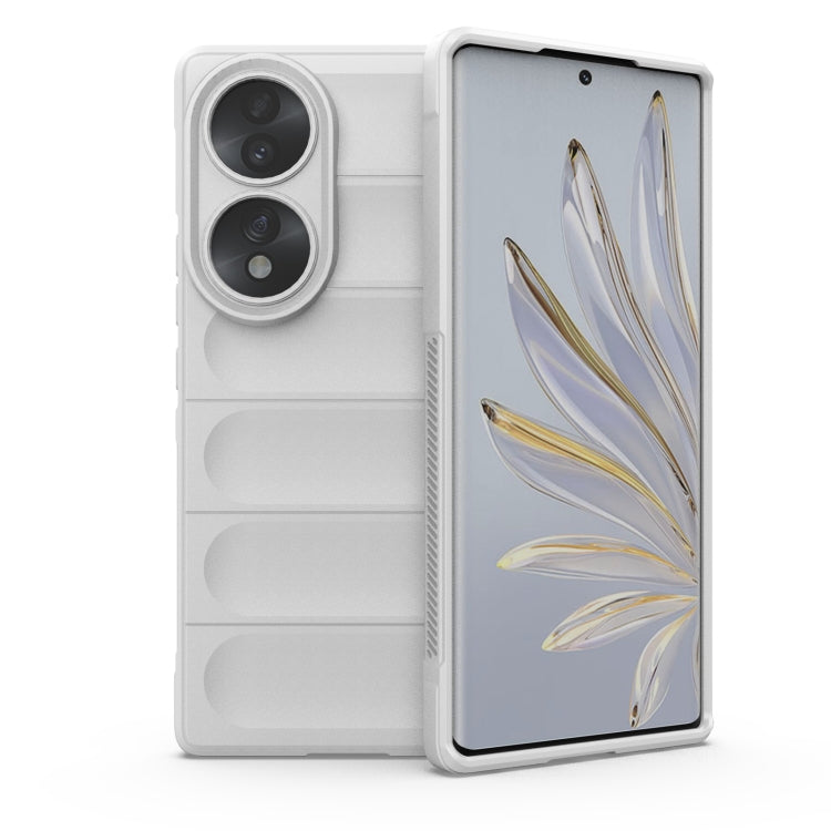 For Honor 70 5G Magic Shield TPU + Flannel Phone Case
