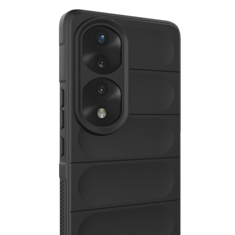 For Honor 70 Pro 5G Magic Shield TPU + Flannel Phone Case