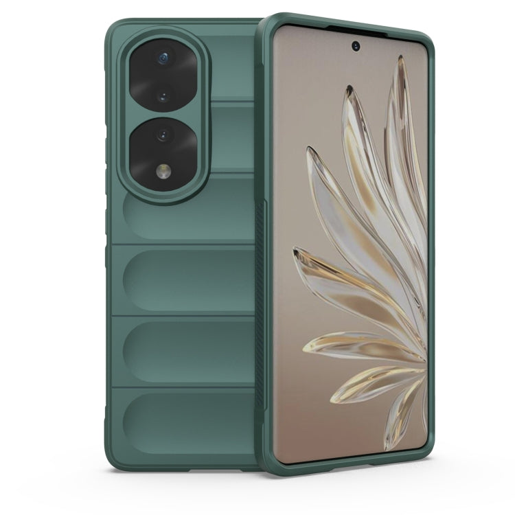 For Honor 70 Pro 5G Magic Shield TPU + Flannel Phone Case
