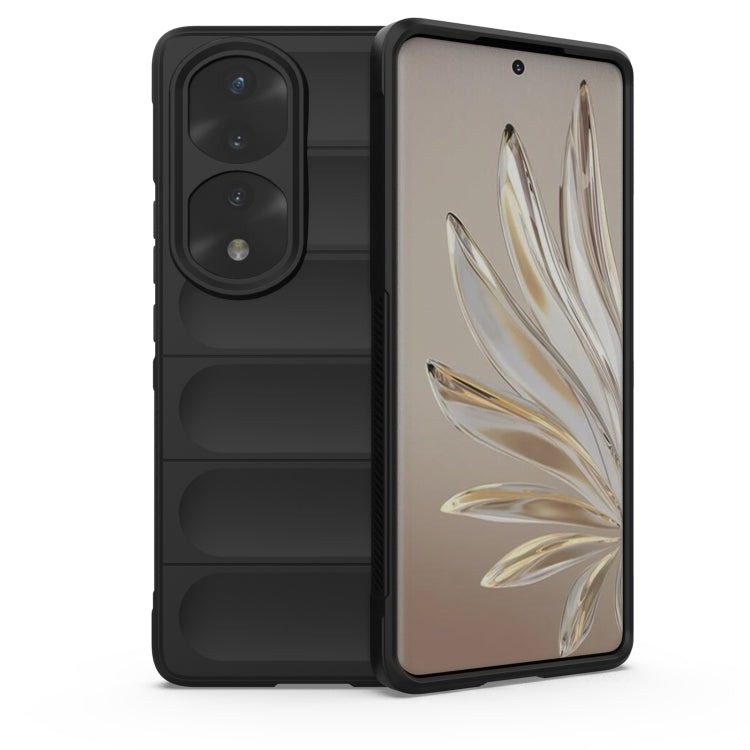 For Honor 70 Pro 5G Magic Shield TPU + Flannel Phone Case