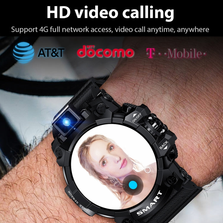 Q999 1.6 inch TFT Screen 4G Smart Watch Android 9.0 with Flip Camera 2GB+16GB