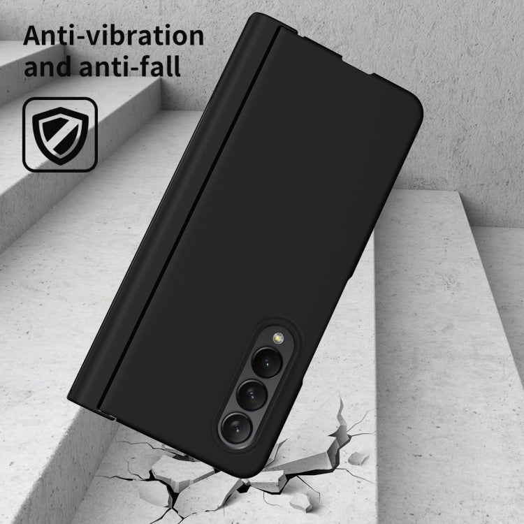For Samsung Galaxy Z Fold4 Macaron Hinge Phone Case with Stylus Pen Fold Edition & Protective Film
