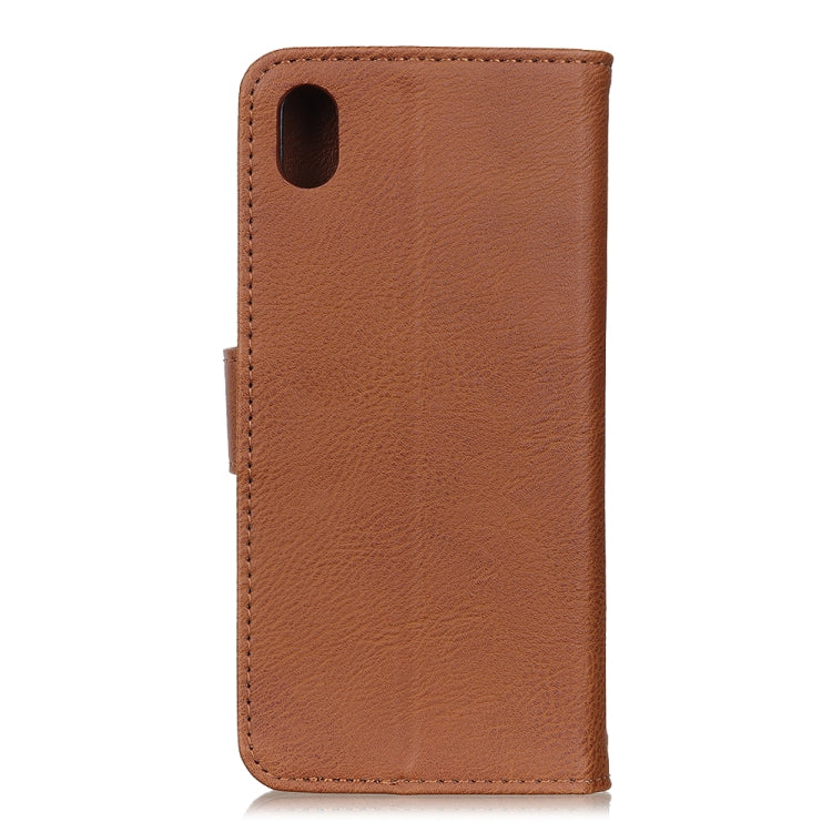 For Alcatel 1B 2020 /Alcatel 1A 2020 Cowhide Texture PU + TPU Horizontal Flip Leather Case with Holder & Card Slots & Wallet