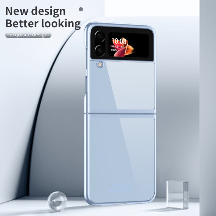 For Samsung Galaxy Z Flip4 Electroplating Transparent Phone Case