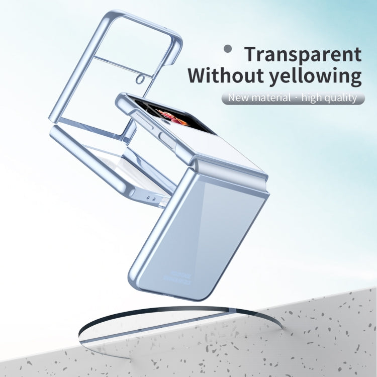 For Samsung Galaxy Z Flip4 Electroplating Transparent Phone Case