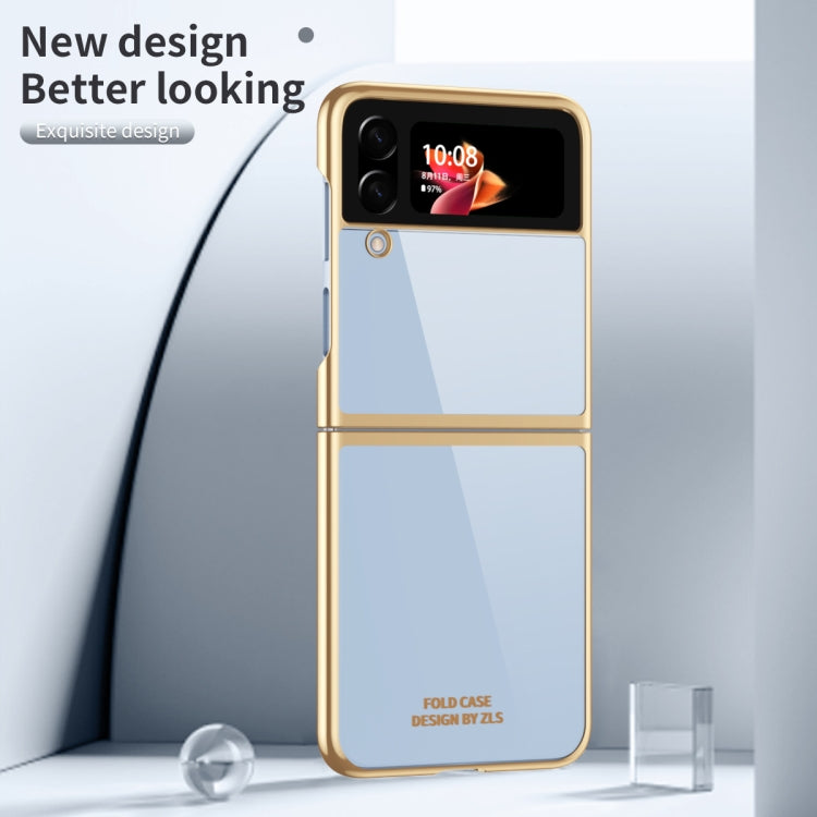 For Samsung Galaxy Z Flip4 Electroplating Transparent Phone Case