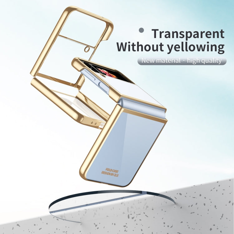 For Samsung Galaxy Z Flip4 Electroplating Transparent Phone Case