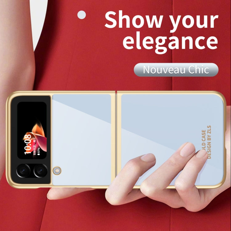 For Samsung Galaxy Z Flip4 Electroplating Transparent Phone Case