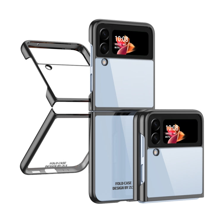 For Samsung Galaxy Z Flip4 Electroplating Transparent Phone Case