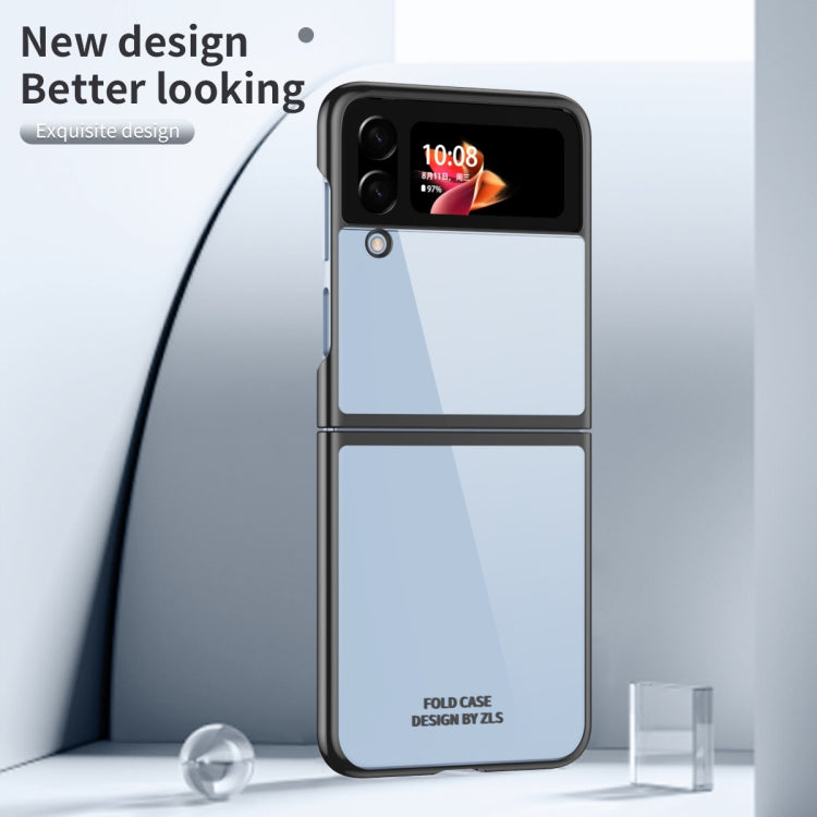 For Samsung Galaxy Z Flip4 Electroplating Transparent Phone Case