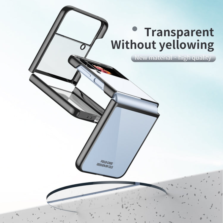 For Samsung Galaxy Z Flip4 Electroplating Transparent Phone Case