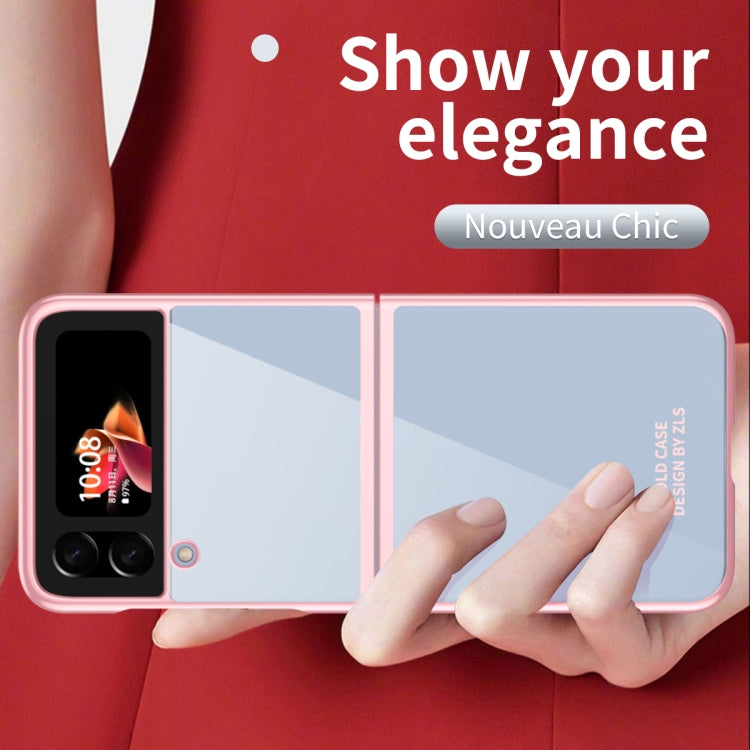 For Samsung Galaxy Z Flip4 Electroplating Transparent Phone Case