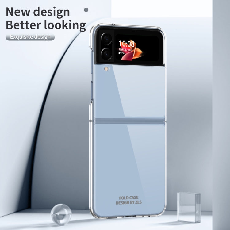 For Samsung Galaxy Z Flip4 Electroplating Transparent Phone Case