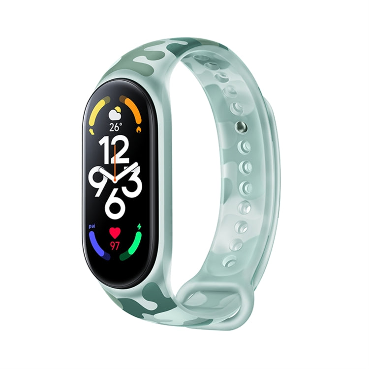 For Xiaomi Mi Band 7 Original Xiaomi Camouflage Silicone Watch Band