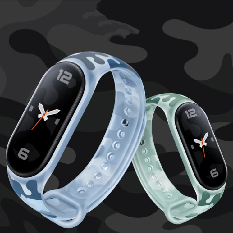 For Xiaomi Mi Band 7 Original Xiaomi Camouflage Silicone Watch Band