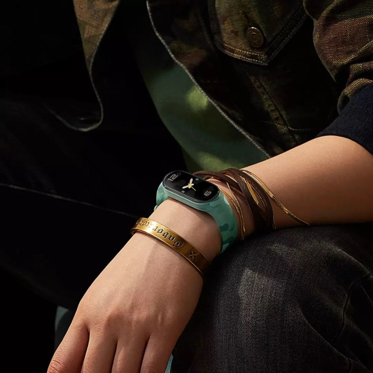 For Xiaomi Mi Band 7 Original Xiaomi Camouflage Silicone Watch Band