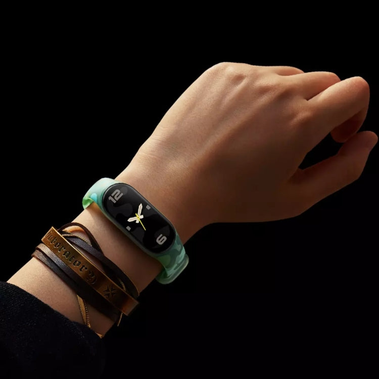 For Xiaomi Mi Band 7 Original Xiaomi Camouflage Silicone Watch Band