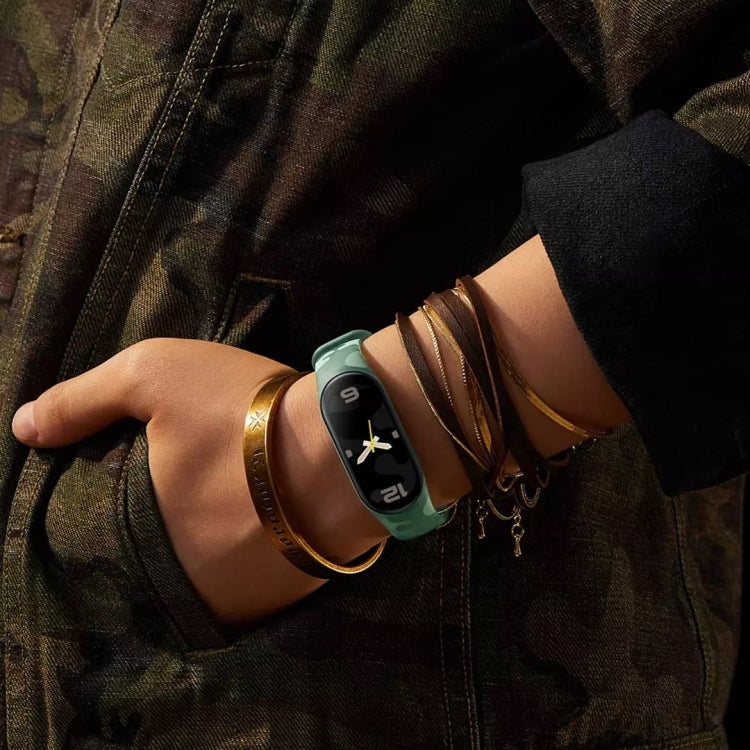 For Xiaomi Mi Band 7 Original Xiaomi Camouflage Silicone Watch Band