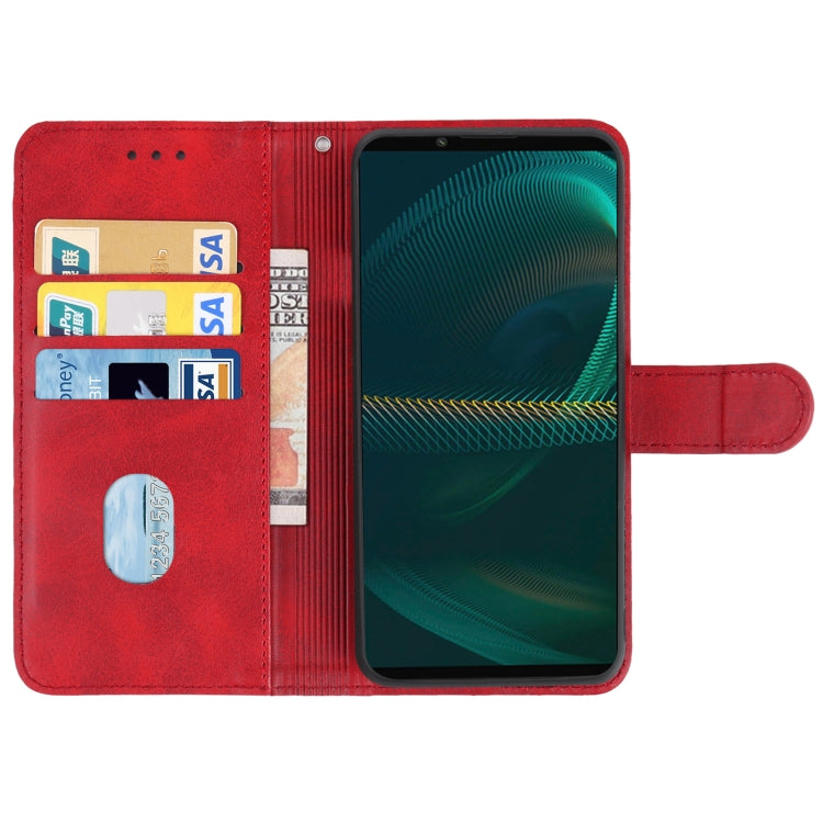 For Sony Xperia 5 III Leather Phone Case