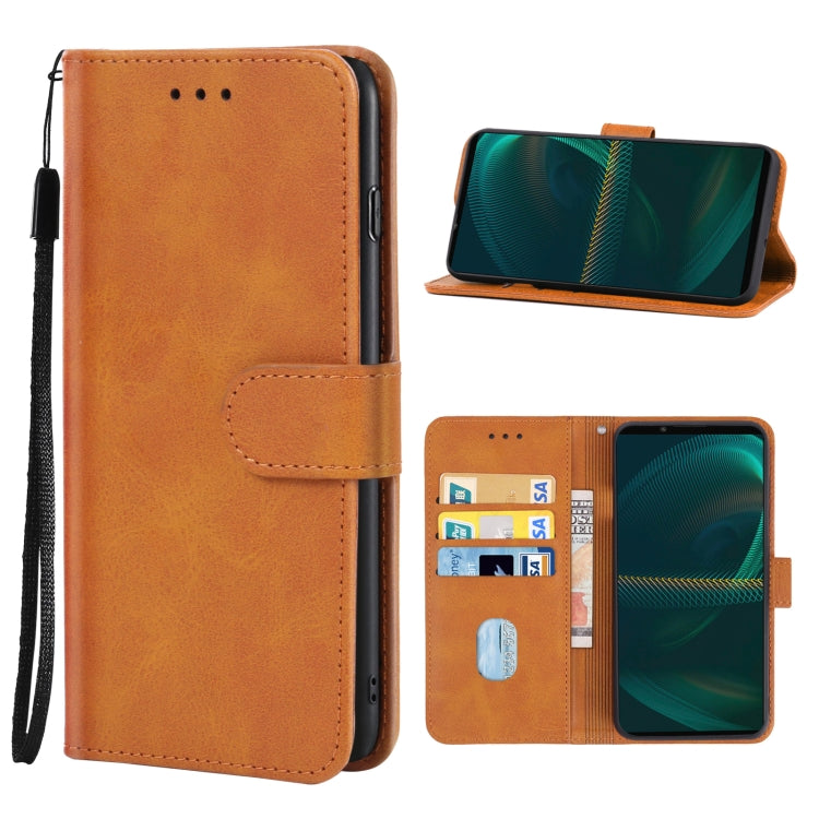 For Sony Xperia 5 III Leather Phone Case