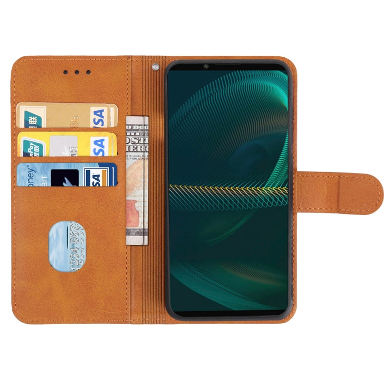 For Sony Xperia 5 III Leather Phone Case
