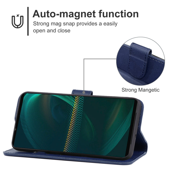 For Sony Xperia 5 III Leather Phone Case
