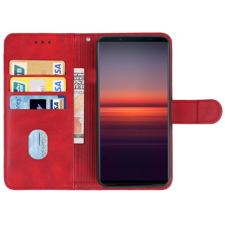 For Sony Xperia 5 II Leather Phone Case